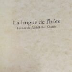 La langue de l’hôte : lecture de Abdelkébir Khatibi
